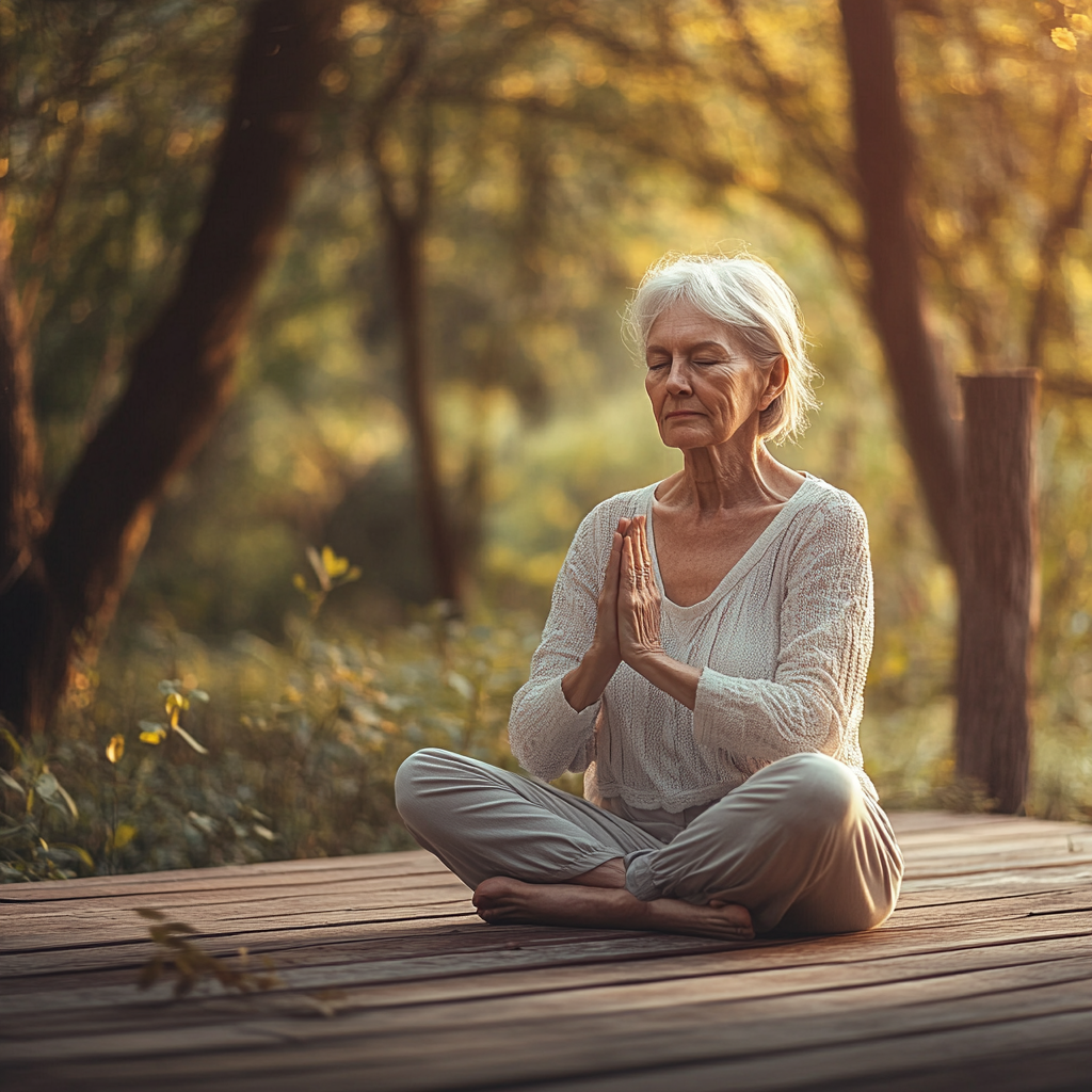 Инструктор демонстрира дихателна техника